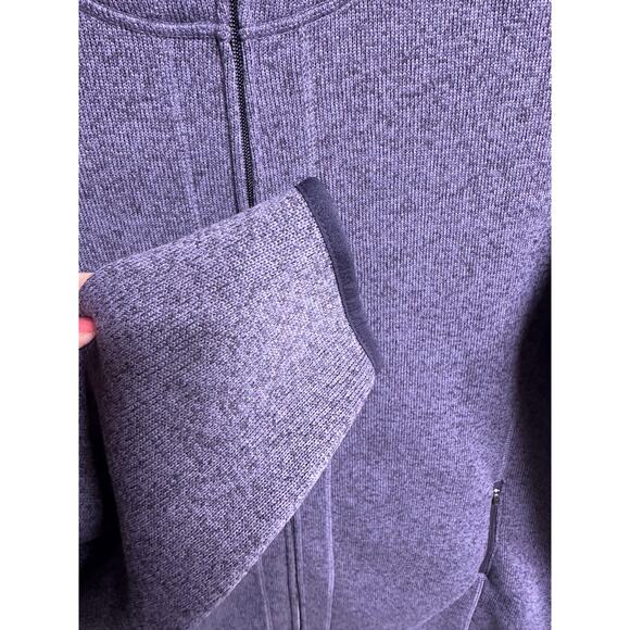 L.L. Bean Sweater Fleece Full Zip Jacket Size 1X Purple Excellent! - Picture 8 of 8